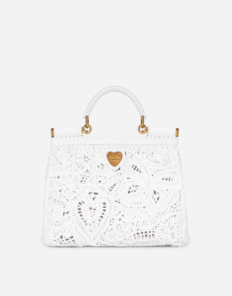 Medium cordonetto lace Sicily Bag - 4