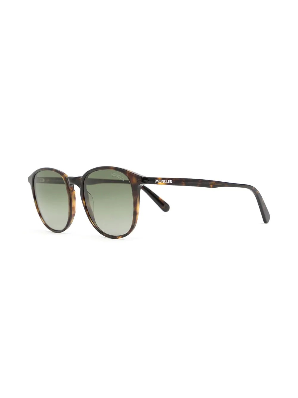 tortoiseshell-effect pantos-frame sunglasses - 2