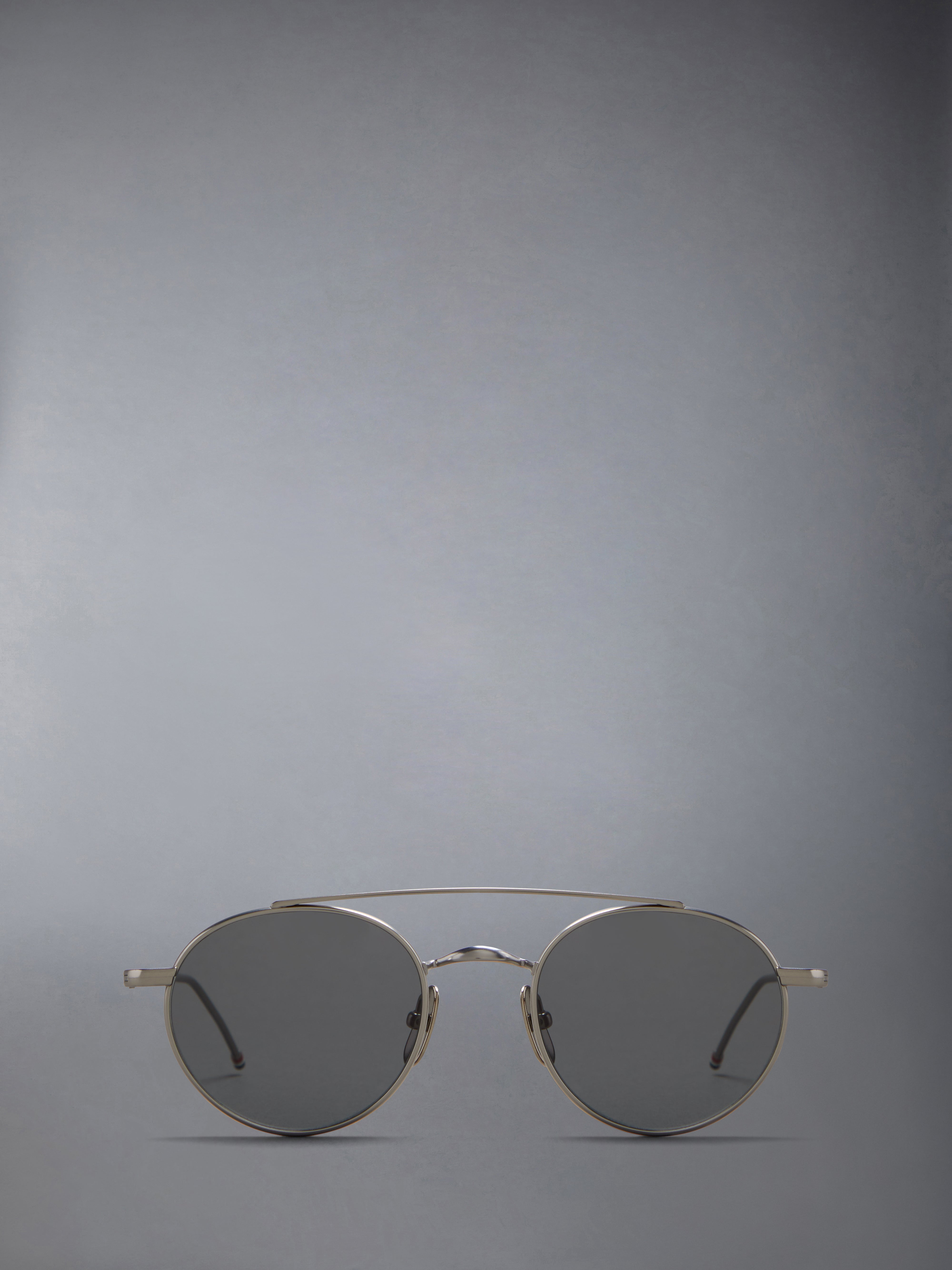 Titanium Round Sunglasses - 1