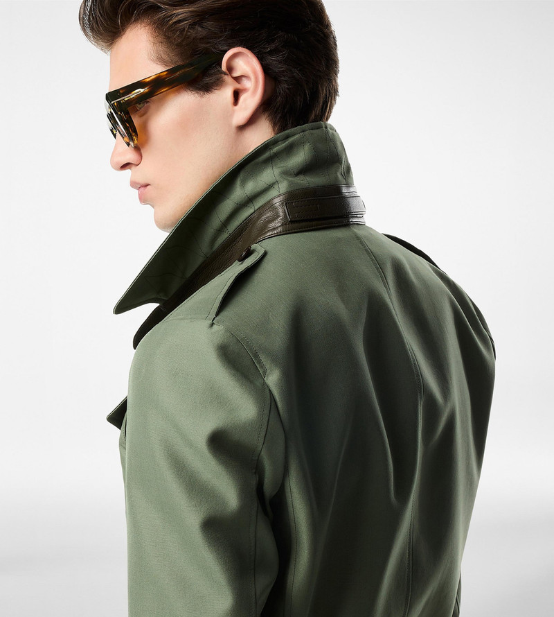 TOM FORD WOOL SILK FAILLE BATTLE JACKET outlook