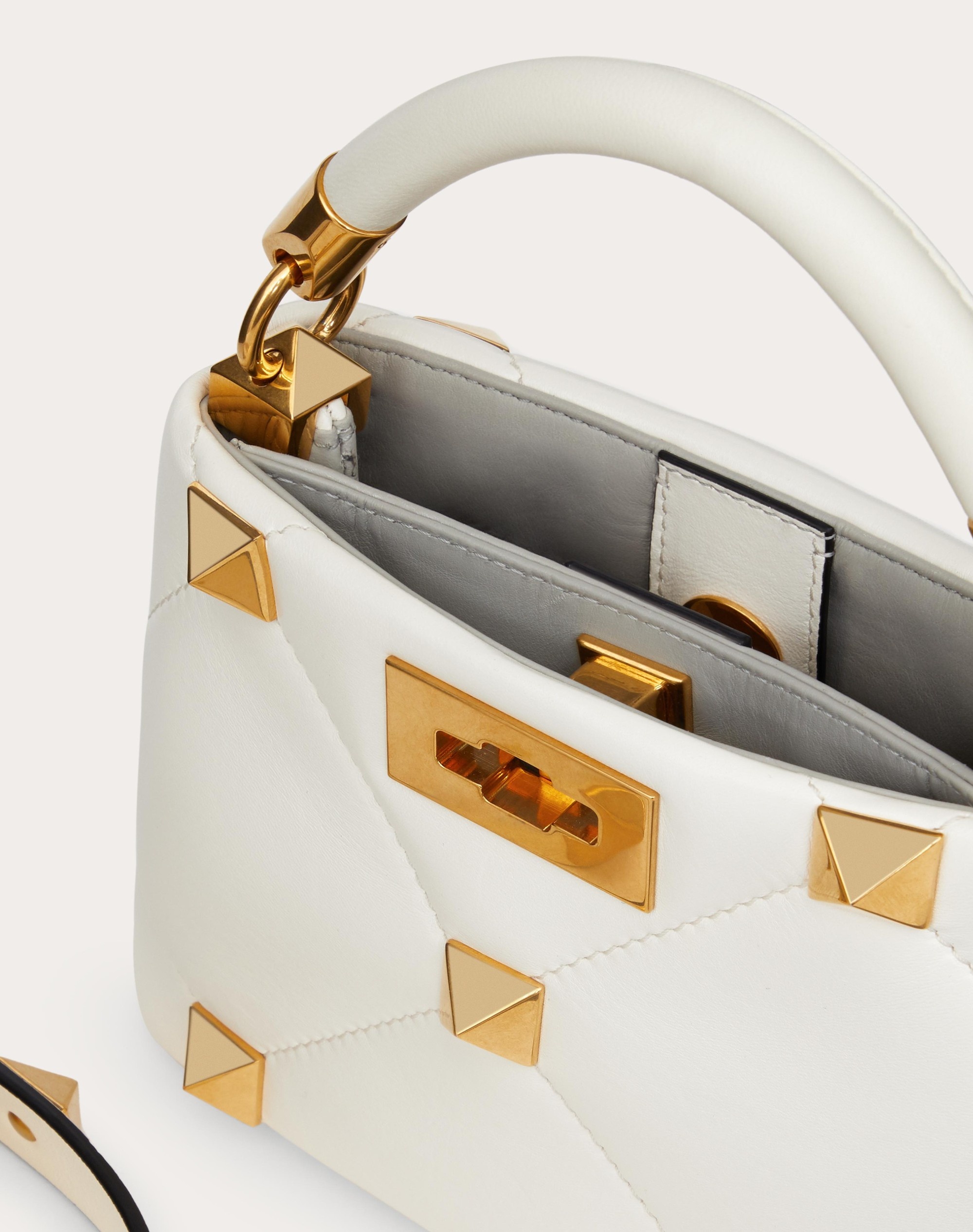 MINI ROMAN STUD THE HANDLE BAG IN NAPPA - 4