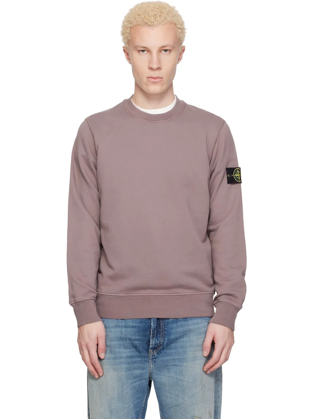 Purple 6100060 Organic Cotton Fleece Sweatshirt - 1