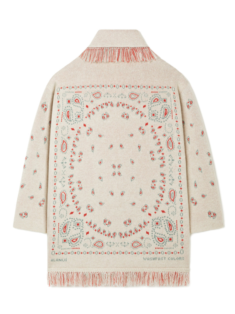 Bandana Jacquard Cardigan 3