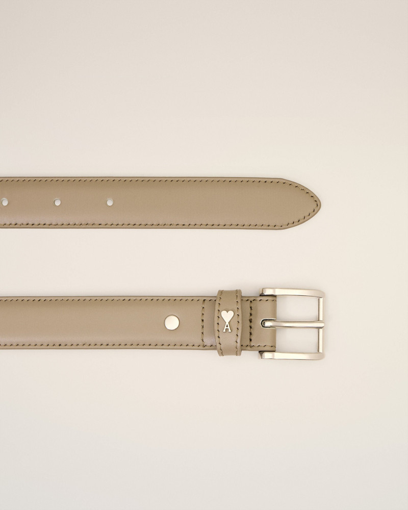 AMI Paris BEIGE SMOOTH LEATHER PARIS PARIS 25 MM BELT outlook