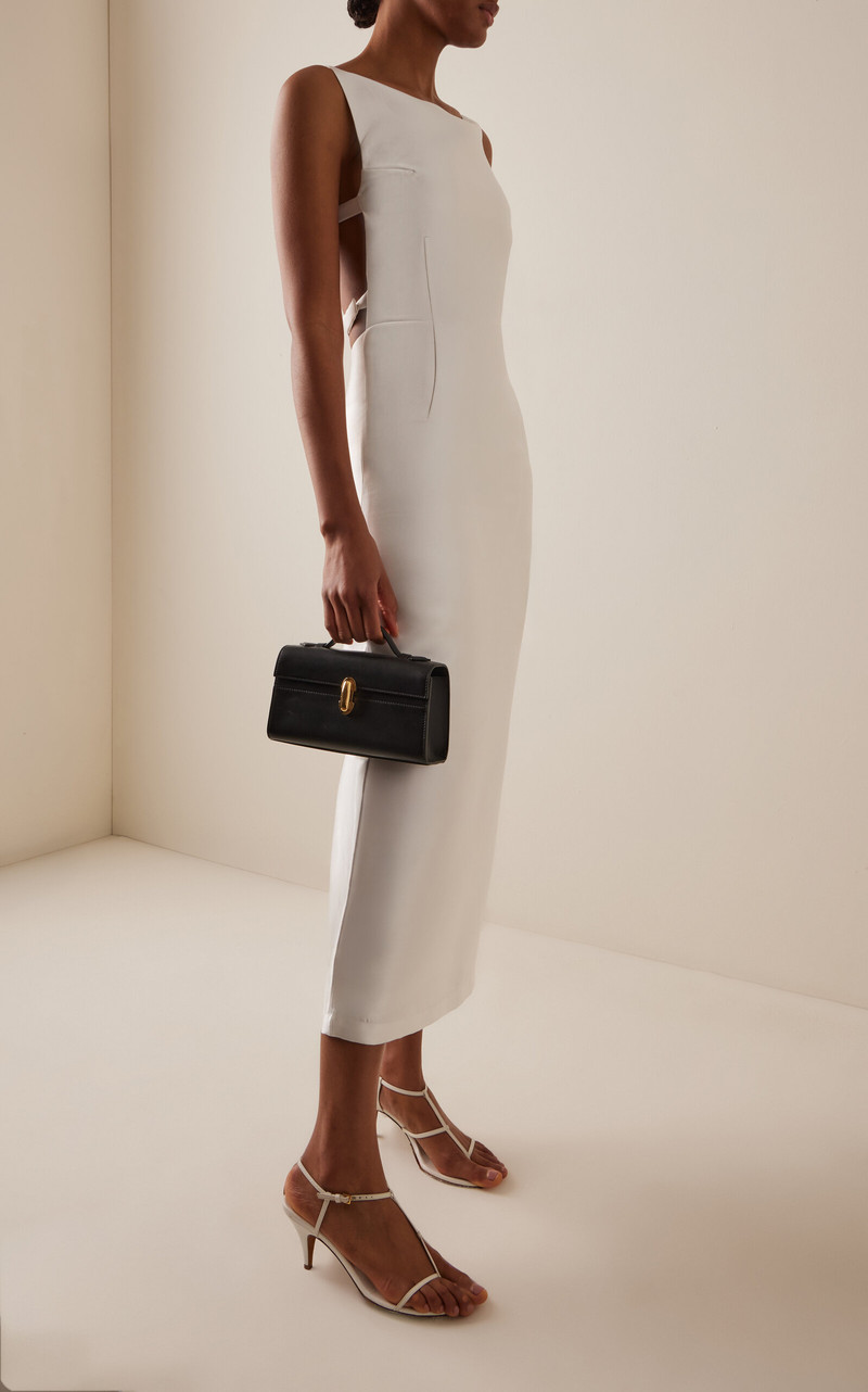 MARLIES GRACE Exclusive Gigi Twill Midi Dress white outlook