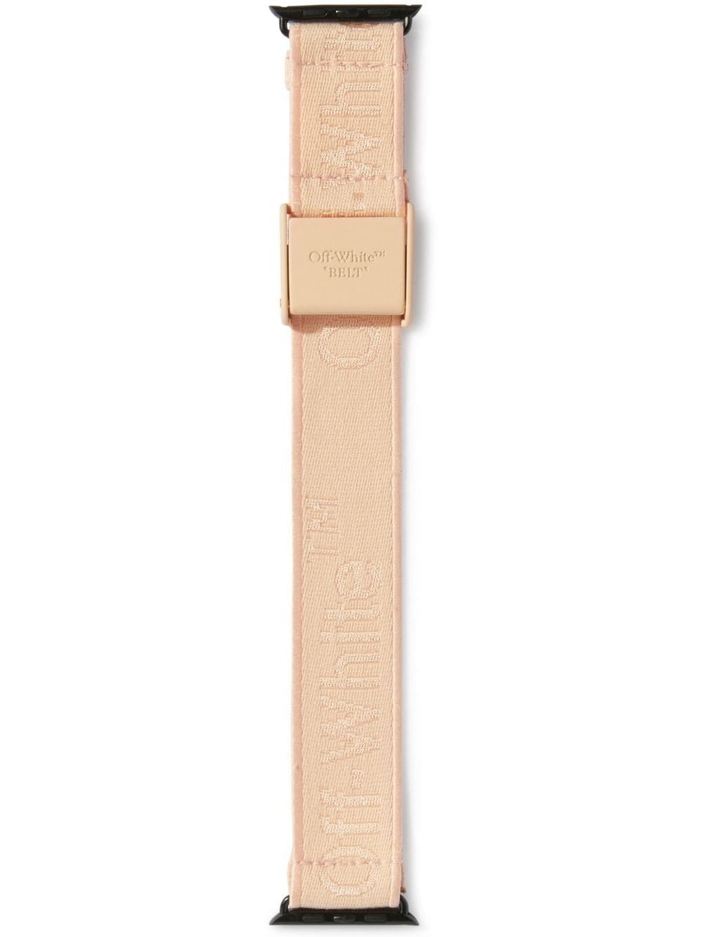 Belt logo-embroidered iWatch strap - 1