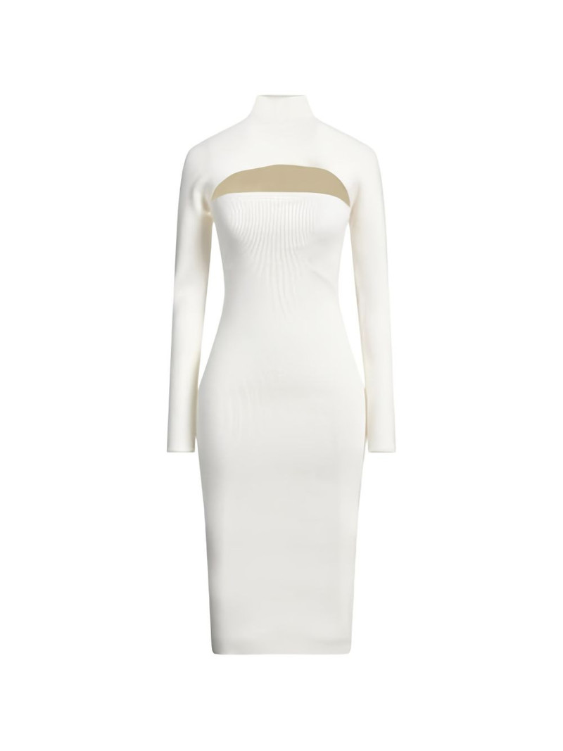 TOM FORD cutout ribbed knit midi dress outlook