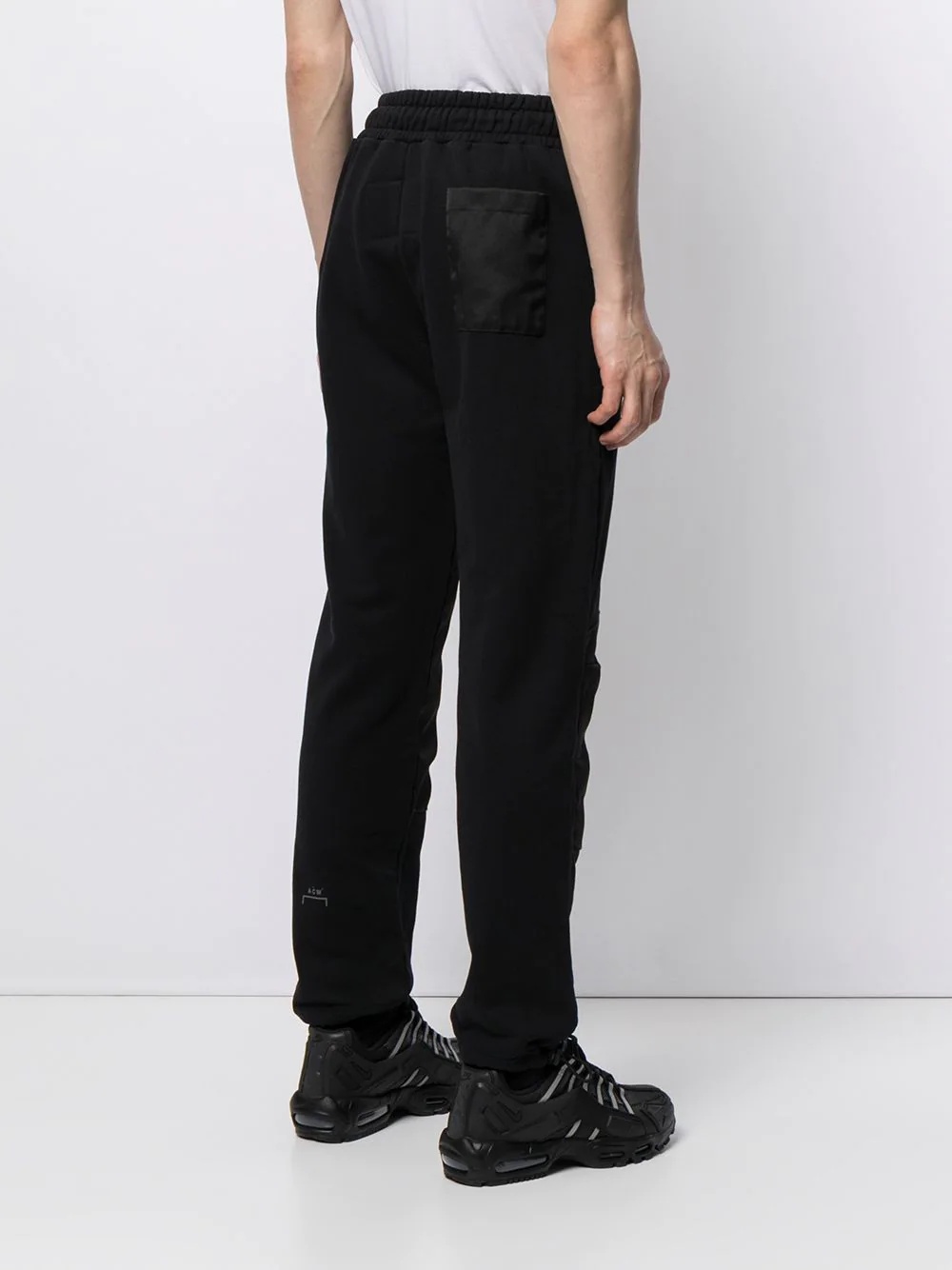 woven overlay track pants - 4