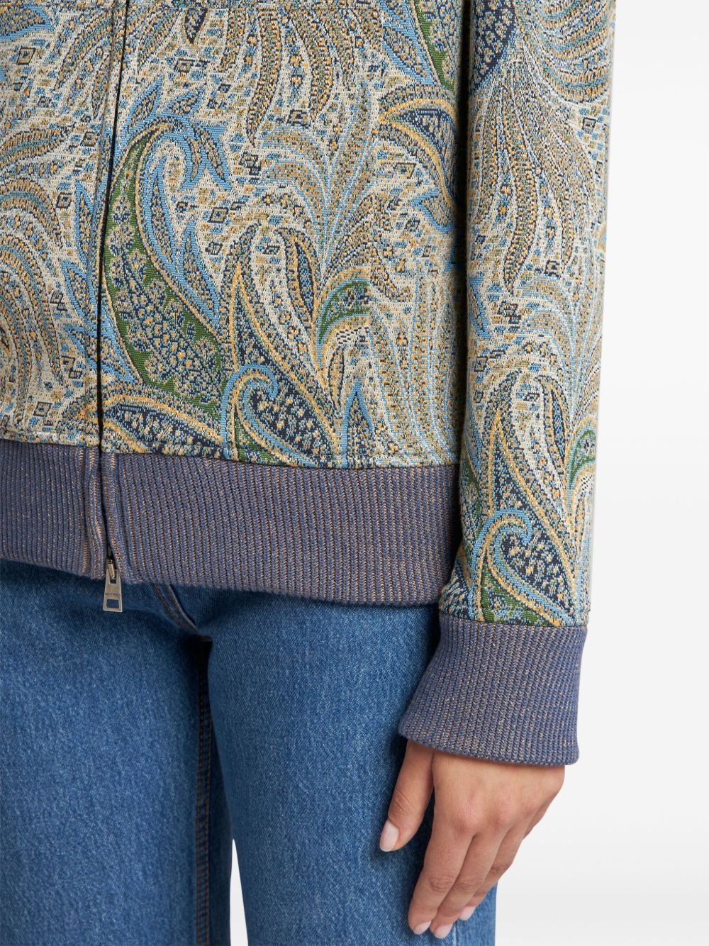 paisley-print hoodie - 5