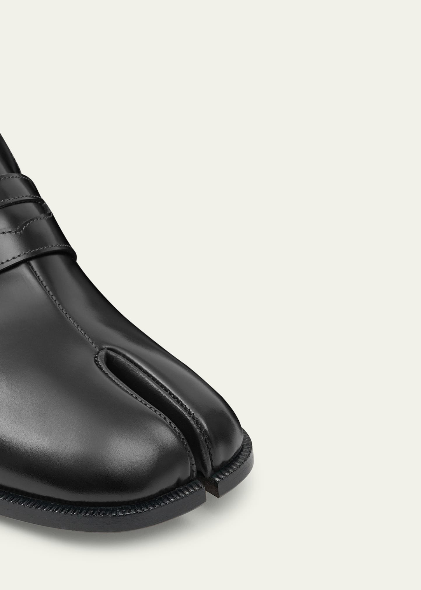 Men's Tabi Leather Penny Loafers - 3