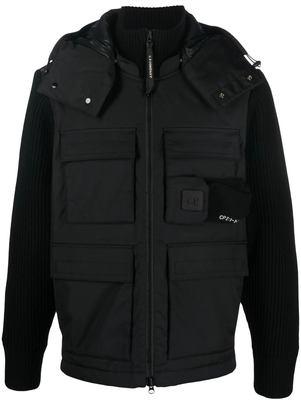 hybrid cargo-pocket jacket - 1