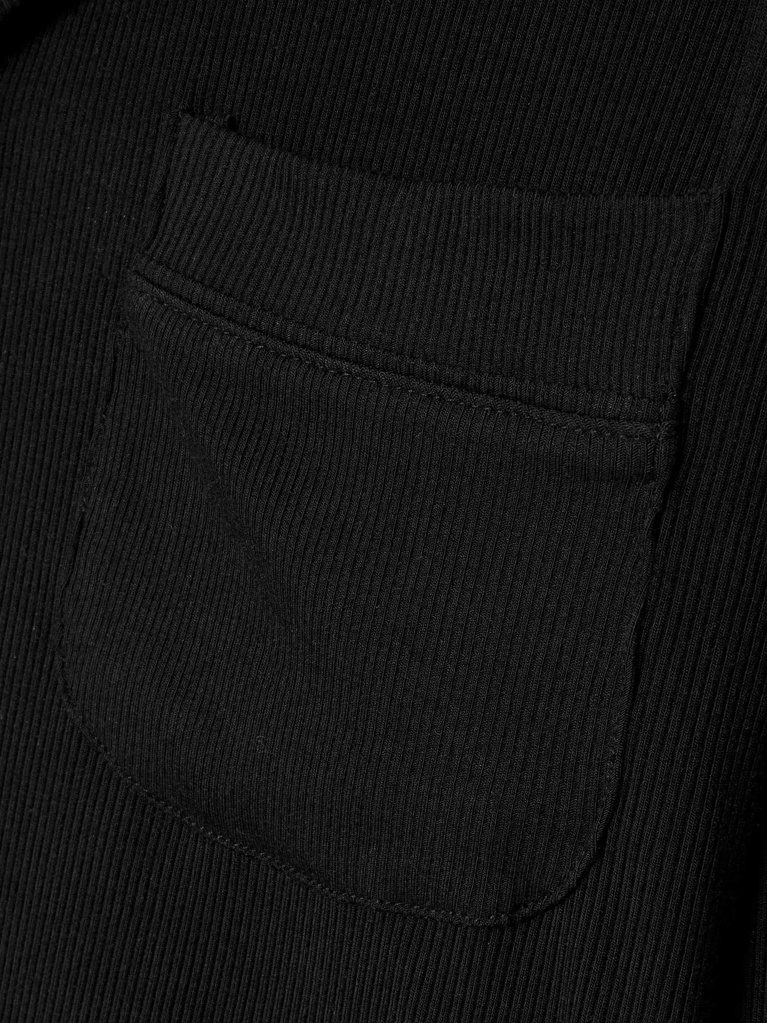 Soft Lounge Rib Sleep Set - Onyx Black - 4