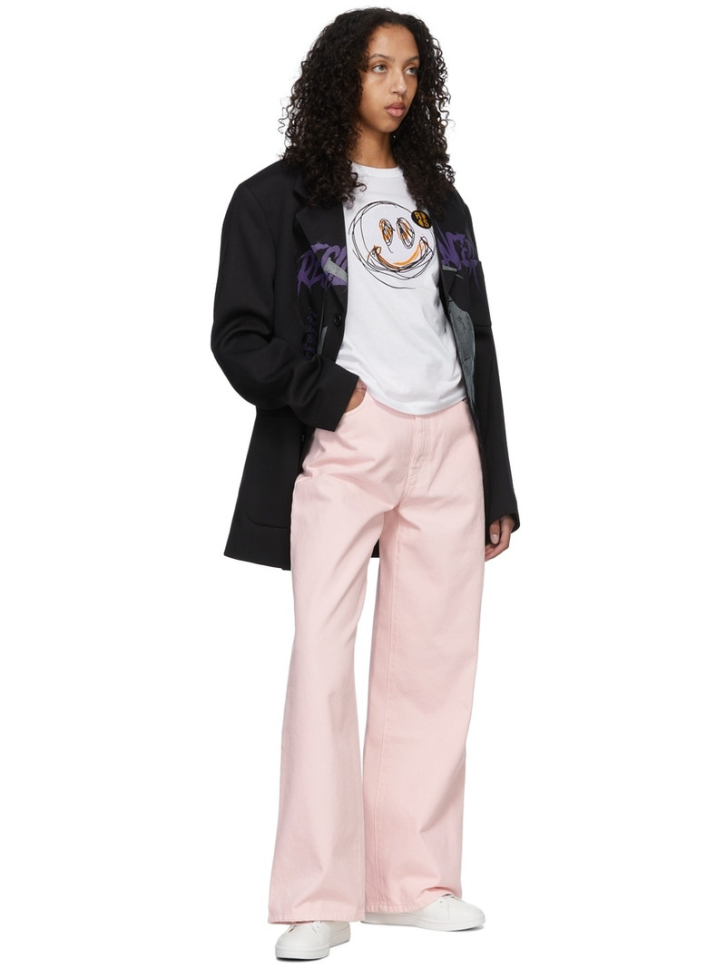 Raf Simons Pink Wide-Fit Jeans outlook