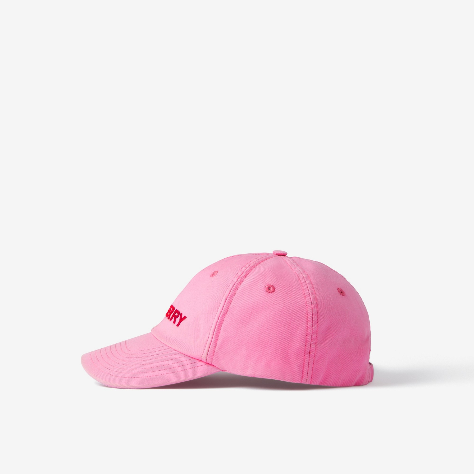 Embroidered Logo Cotton Gabardine Baseball Cap - 4