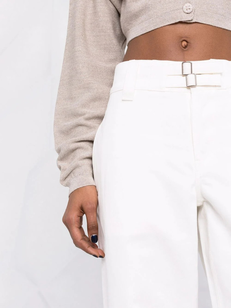 wide-leg denim jeans 5