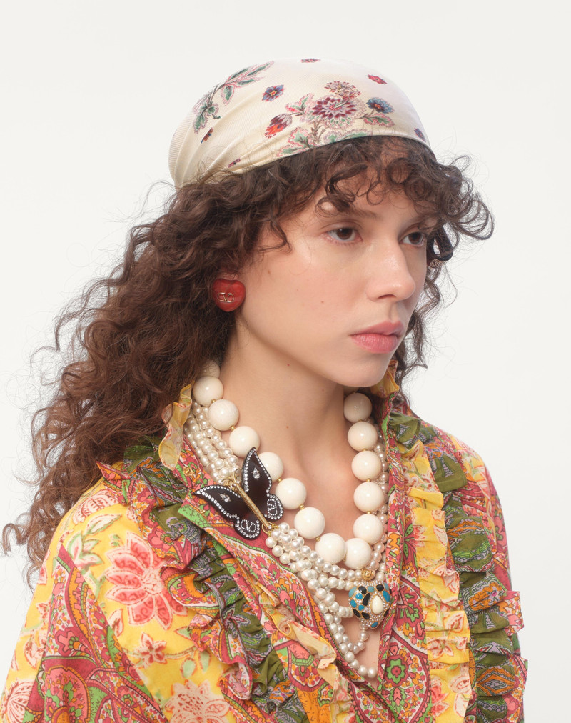 PAPIER FLORAL SILK SCARF 3