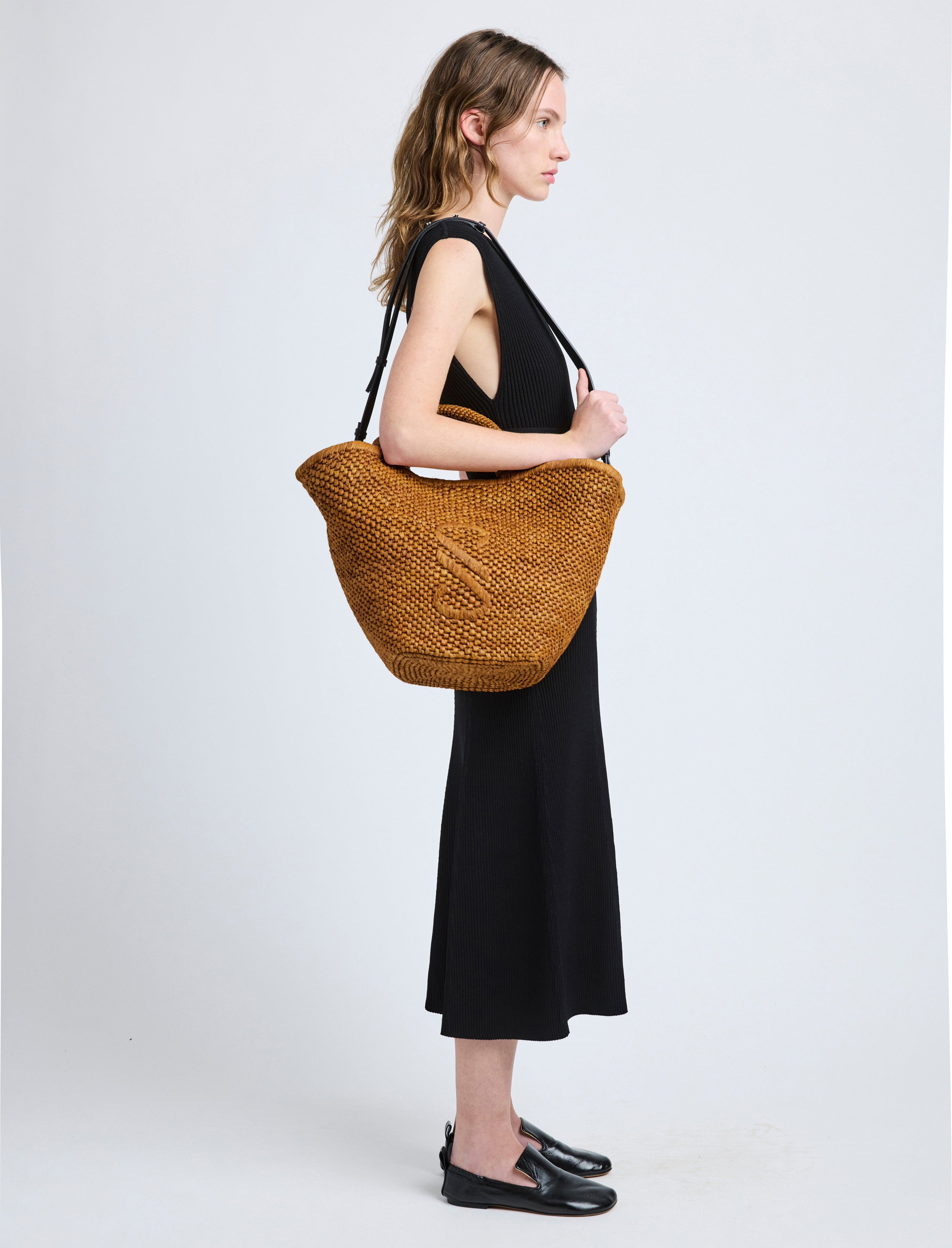 Large Chelsea Tote in Natural Raffia - 2