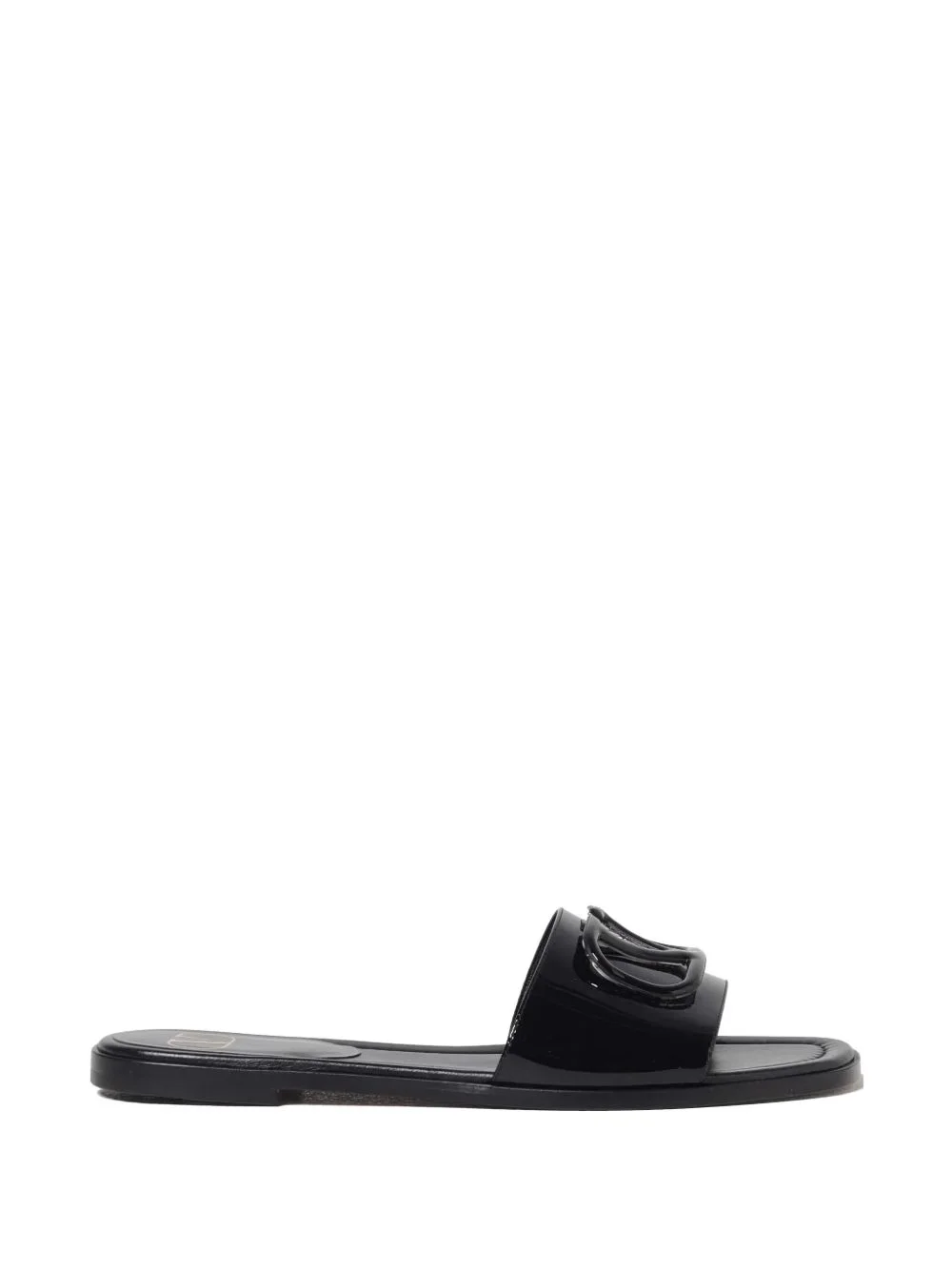 VLogo Signature patent sandals - 1