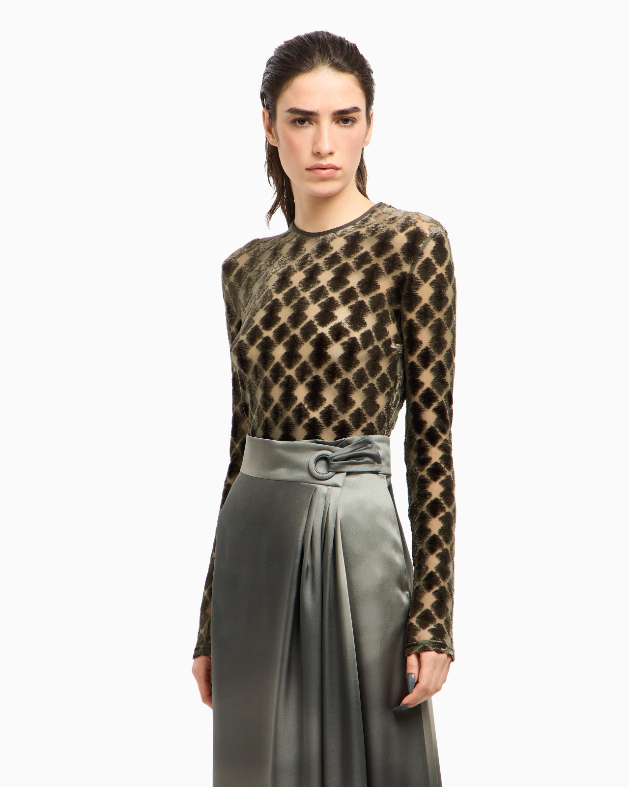 GEOMETRIC JACQUARD JERSEY JUMPER - 4