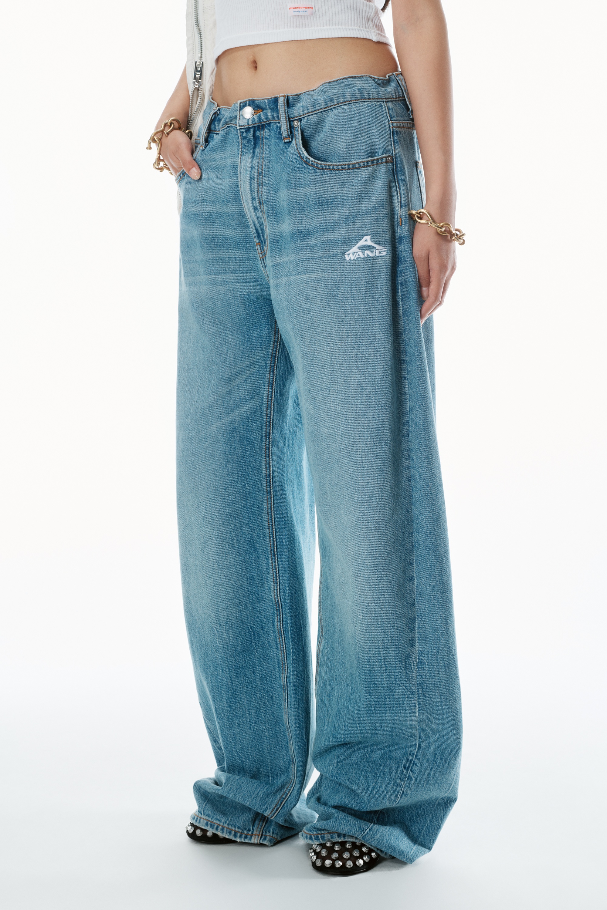 Regen 5-Pocket Denim Track Pant - 3