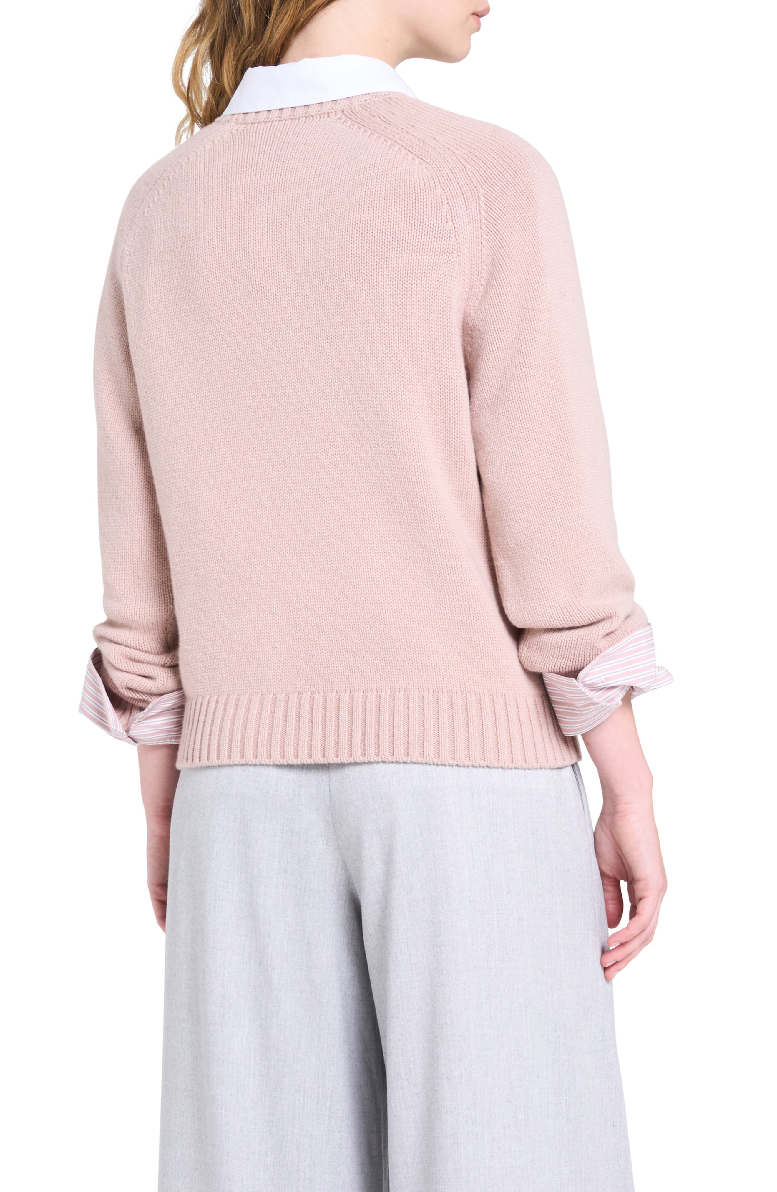 TWP New Jill Cashmere Sweater in Blush at Nordstrom - 2
