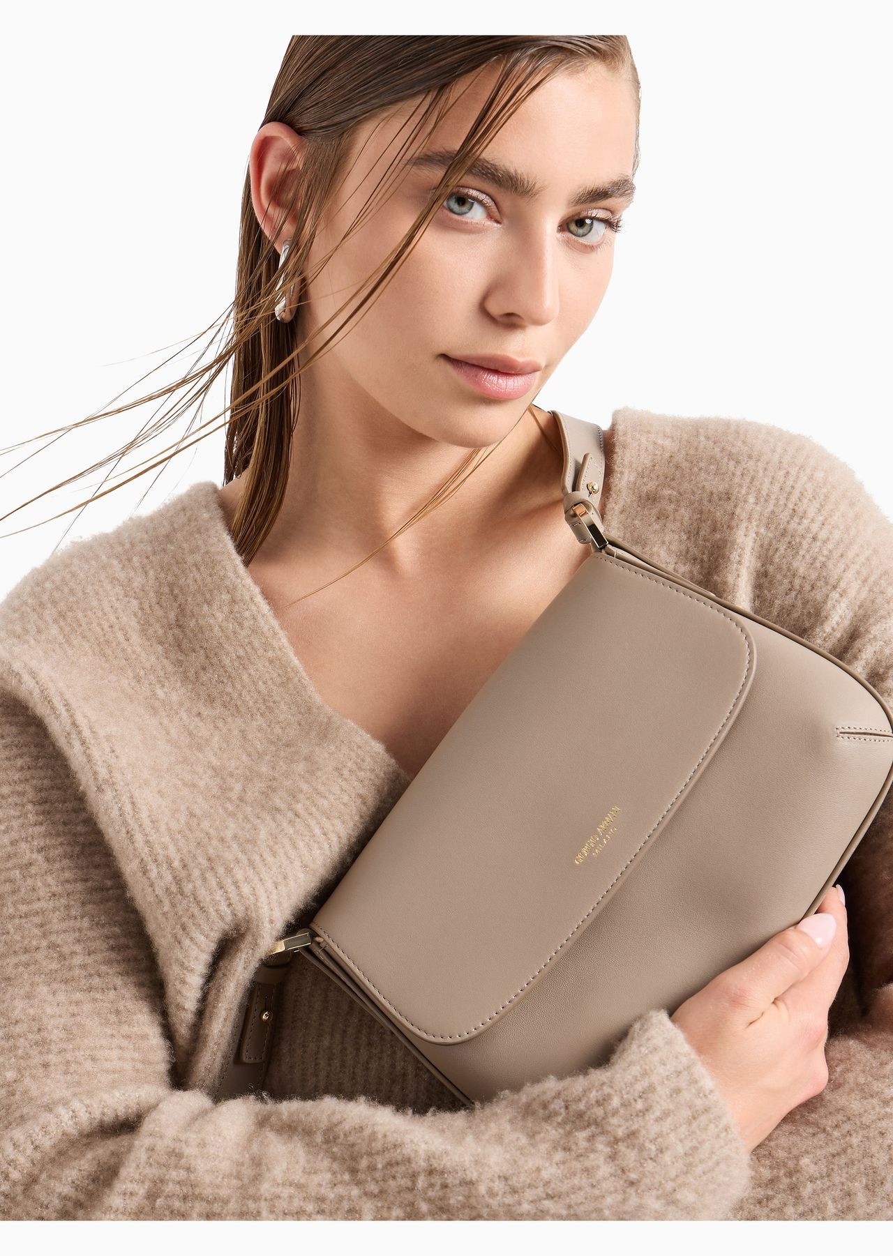 Small la Prima Soft handbag in nappa leather - 8