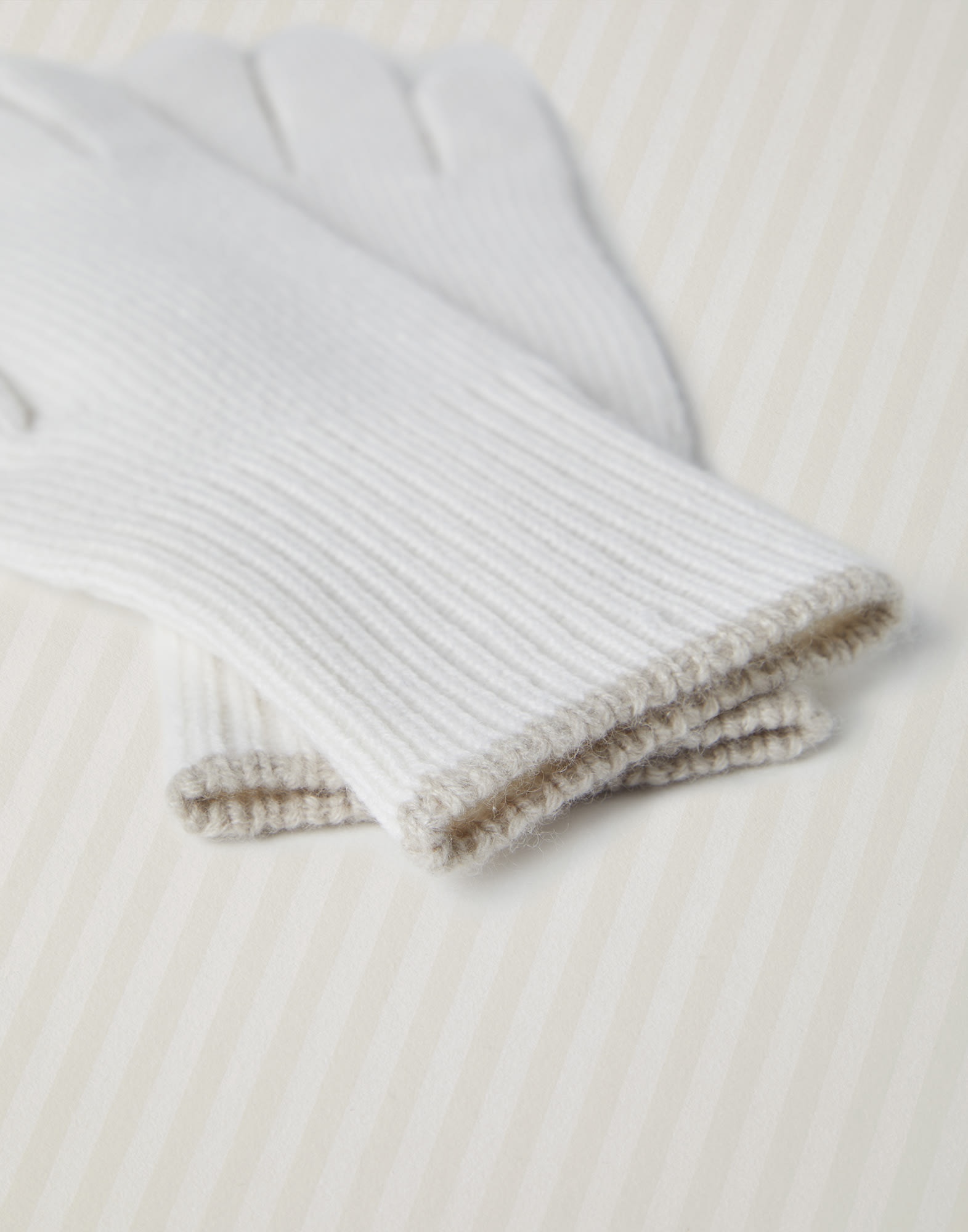 Cashmere knit gloves - 2