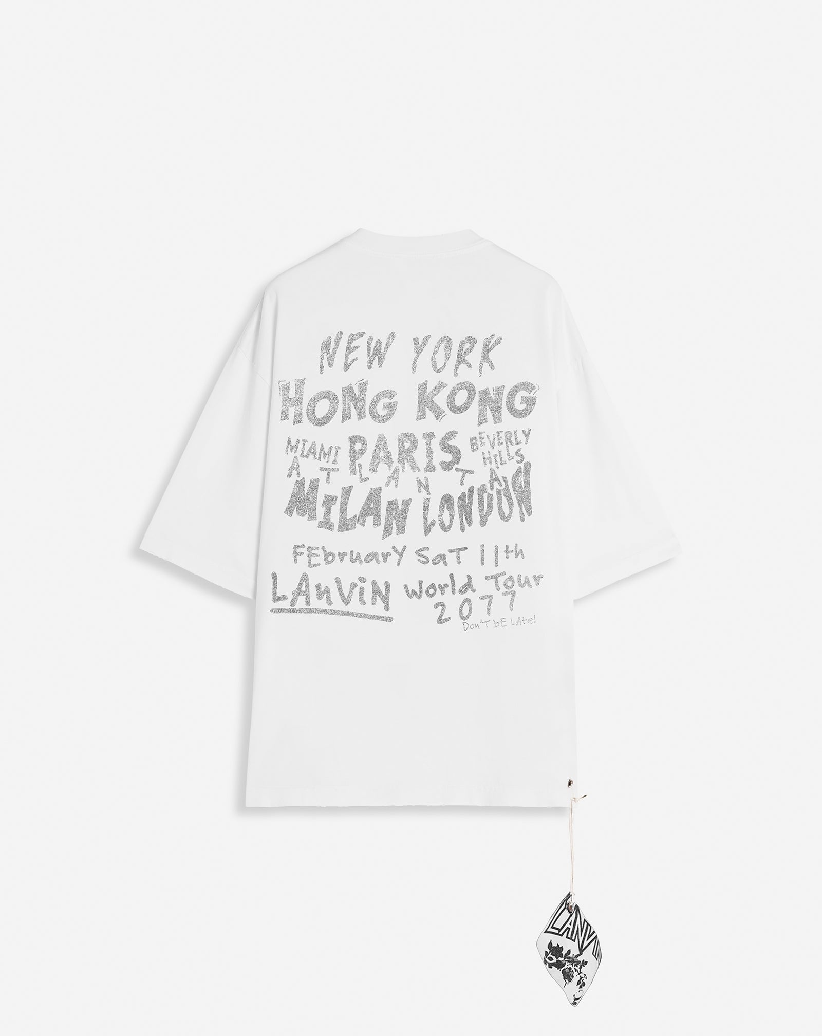 LANVIN X FUTURE UNISEX LOOSE-FIT PRINTED T-SHIRT - 6