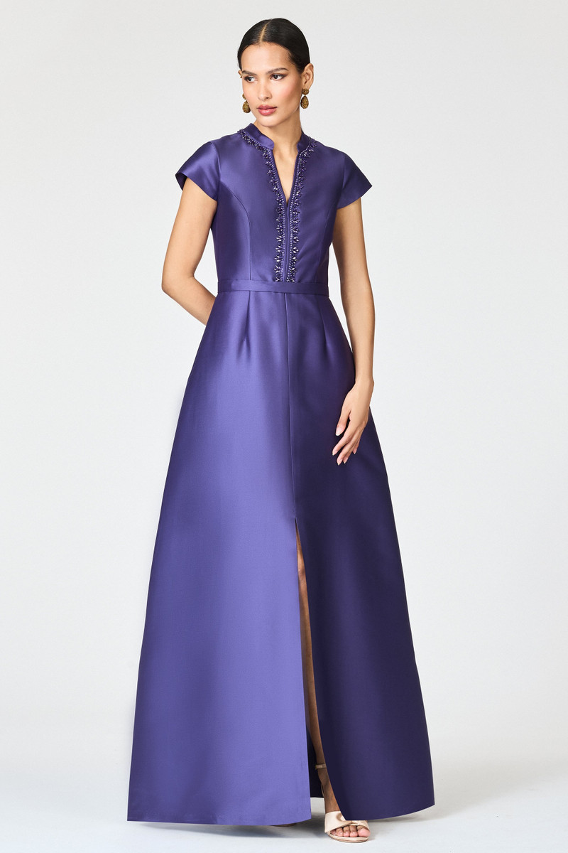 SACHIN & BABI EMBELLISHED MARNI GOWN - CONCORD outlook