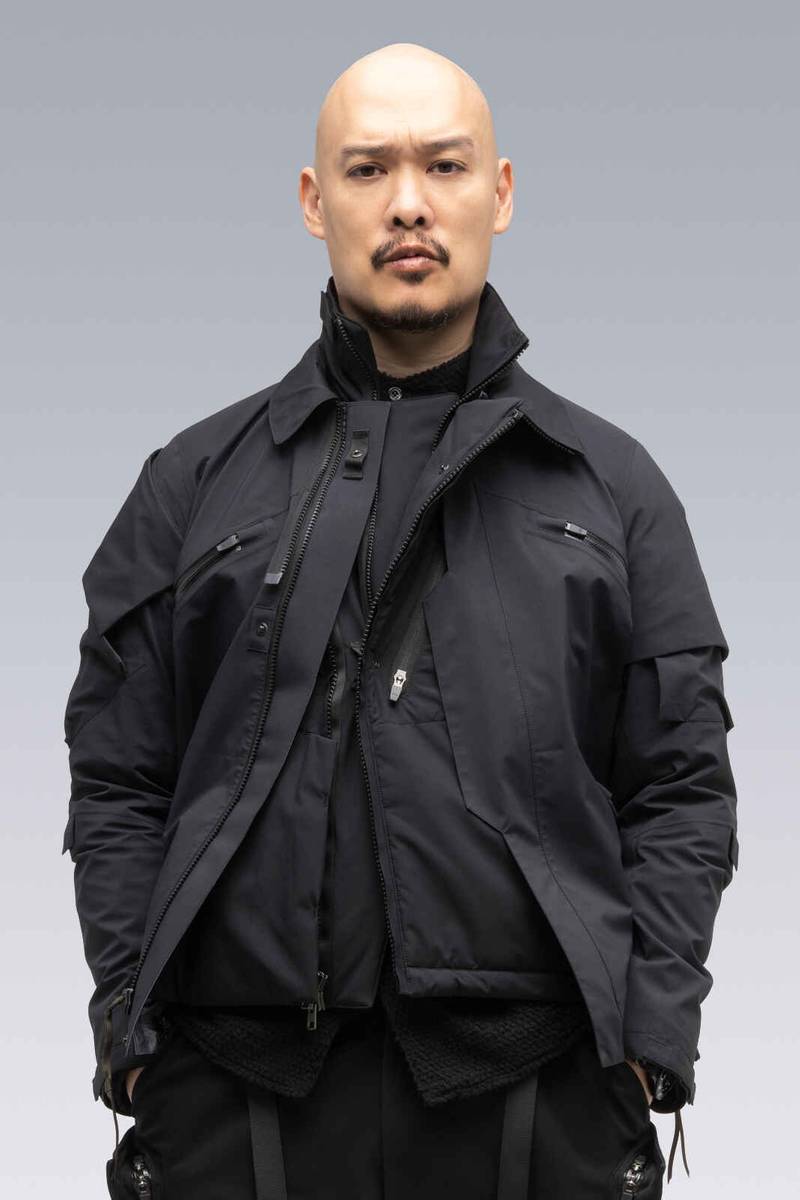 J1B-GT 3L Gore-Tex Pro Interops Jacket White (2 hoods: White & Black) 44
