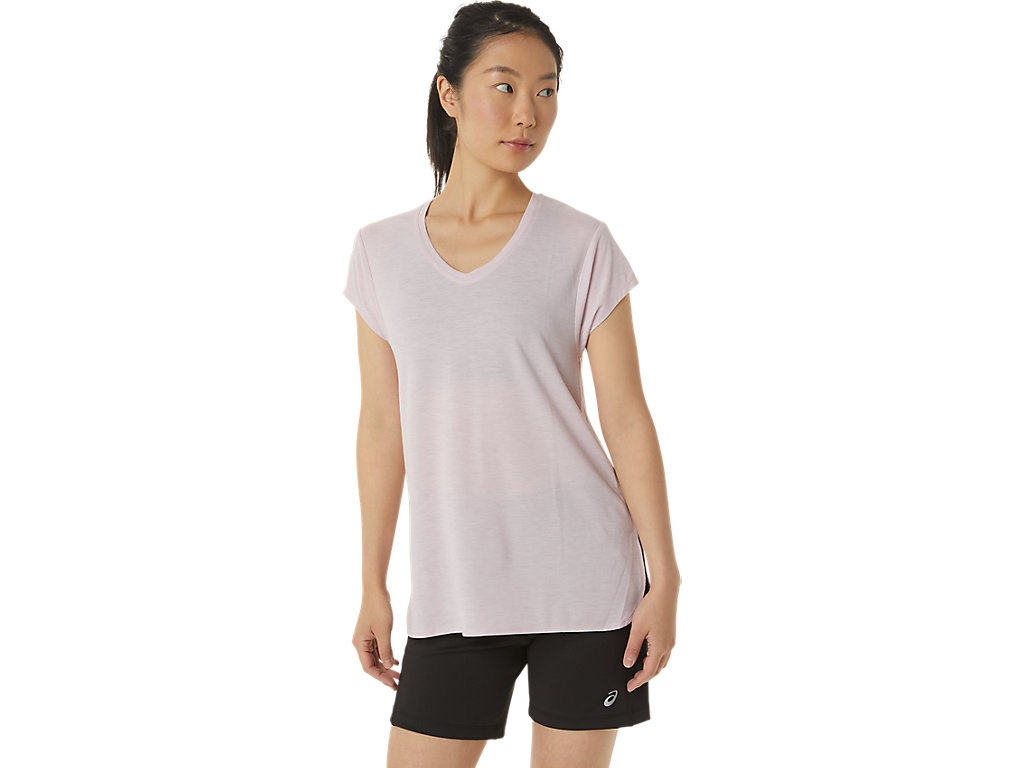 WOMEN'S HEATHER VNECK TOP - 6