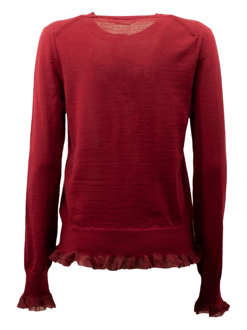 Comme Des Garçons ruffled cardigan outlook