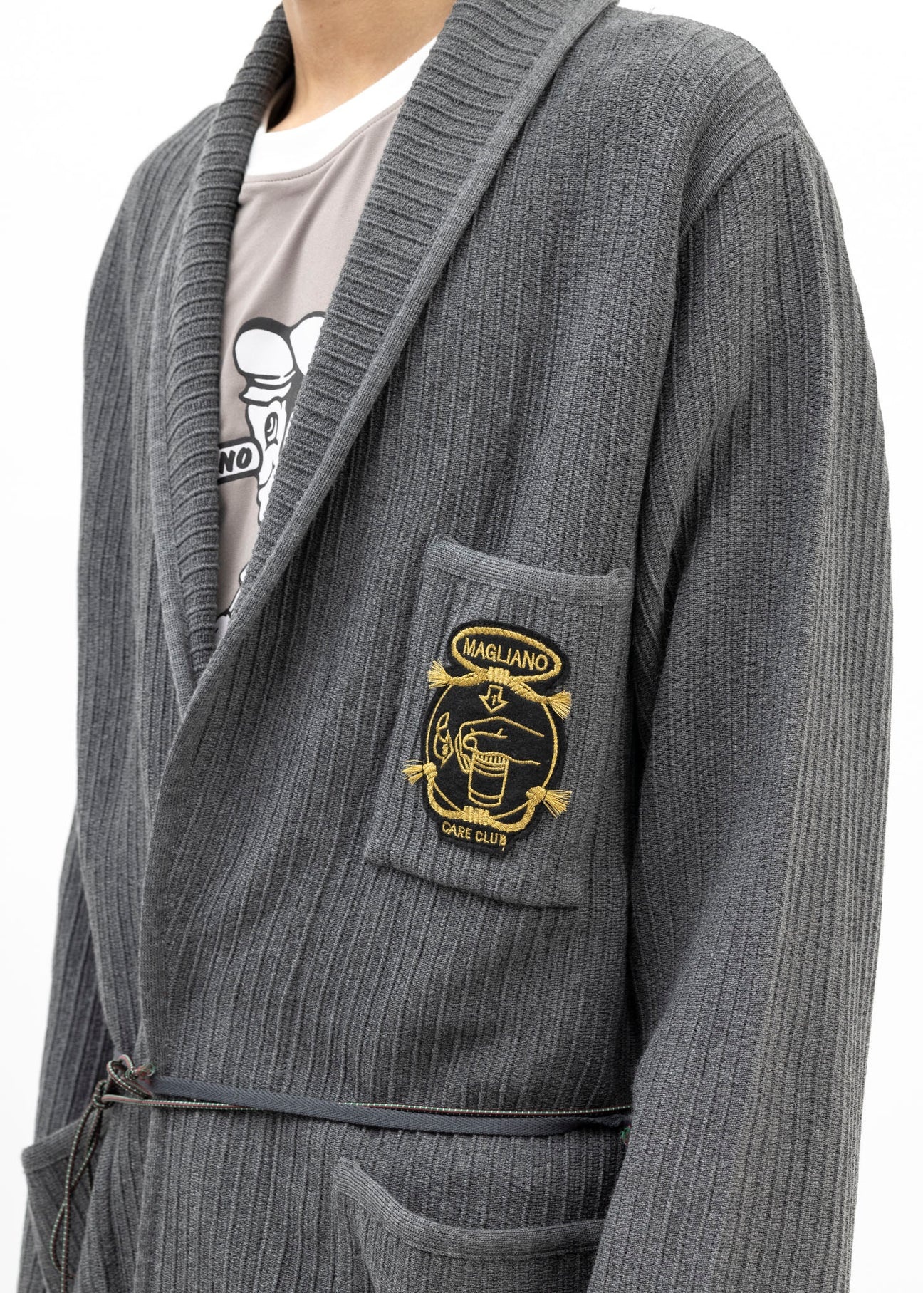 Grey MTS Knitted Jacket - 3