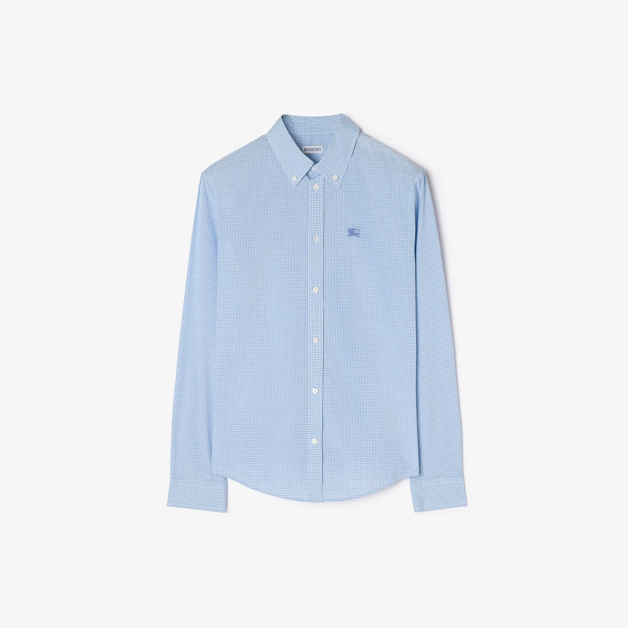 Classic Fit Gingham Cotton Shirt - 1