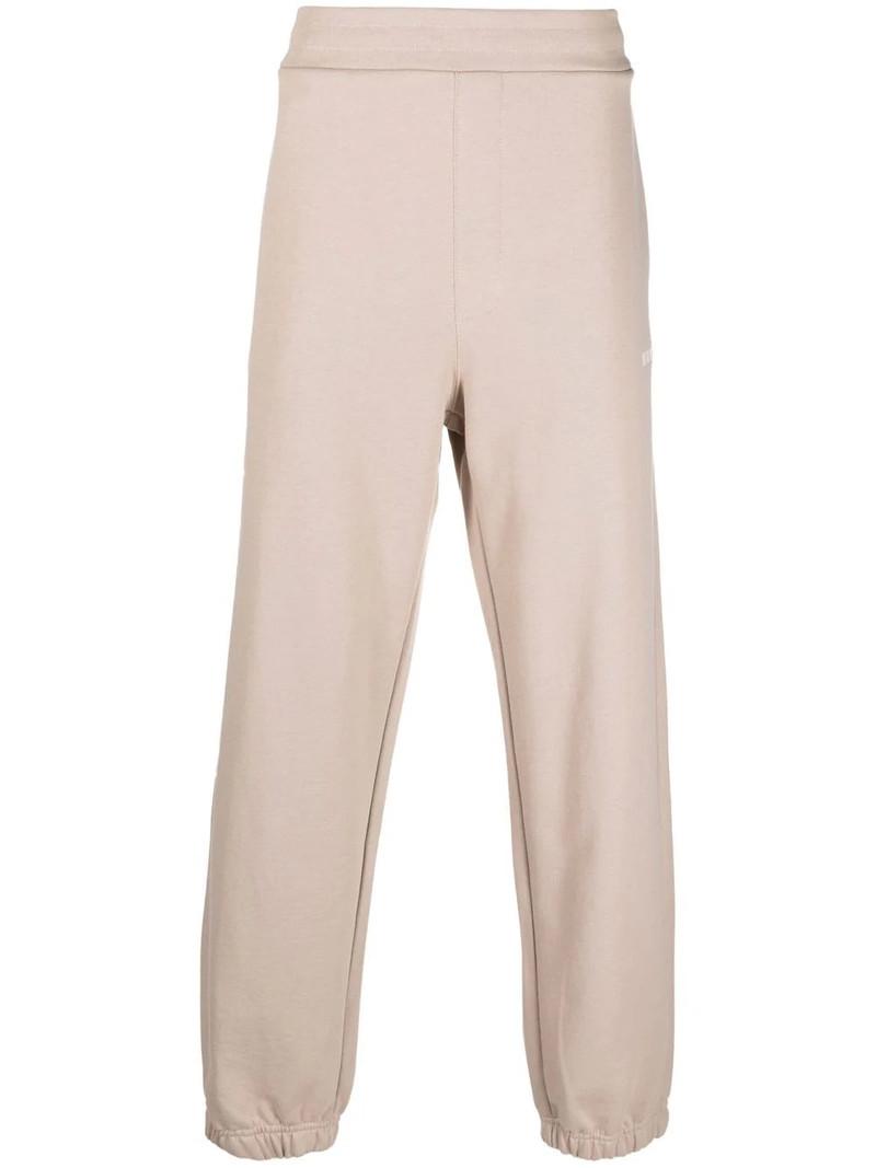 logo-print cotton track trousers 1