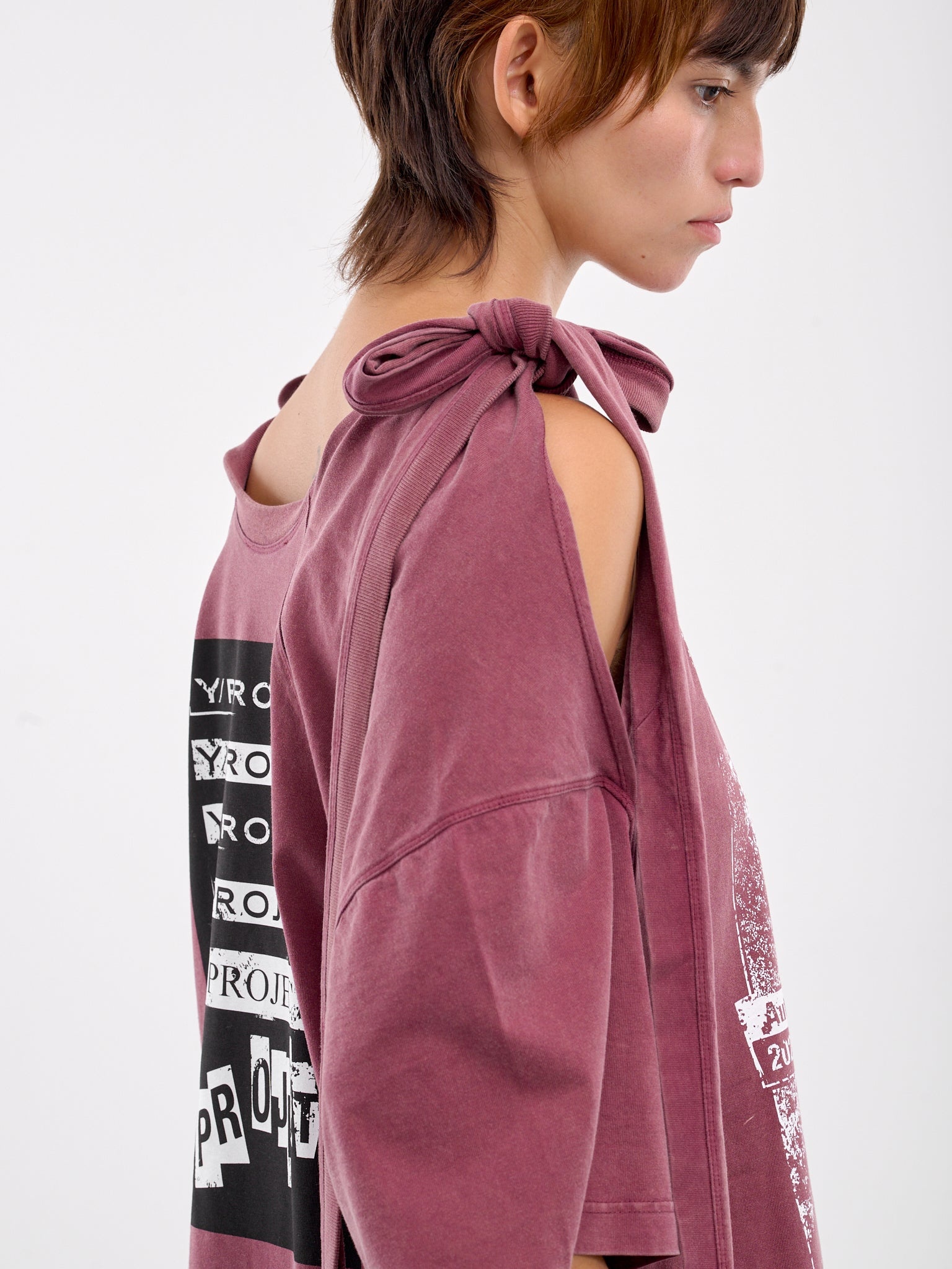Multi-Scarf Rock Band Print Dress - 4