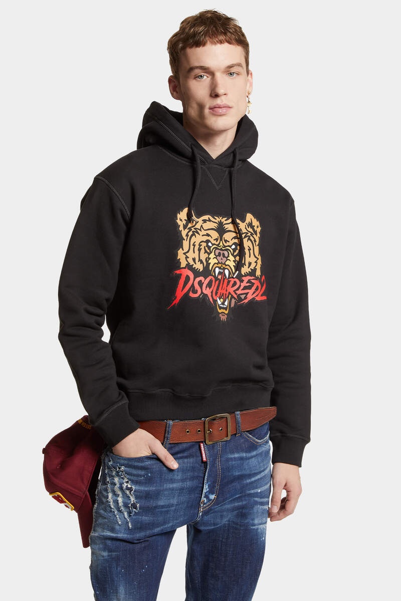 BEAR LOGO COOL FIT HOODIE SWEATSHIRT - 3