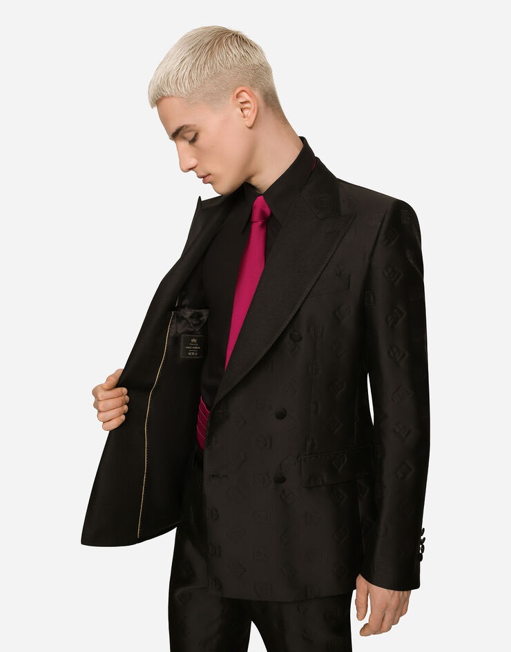Double-breasted Sicilia-fit tuxedo suit with DG monogram - 5