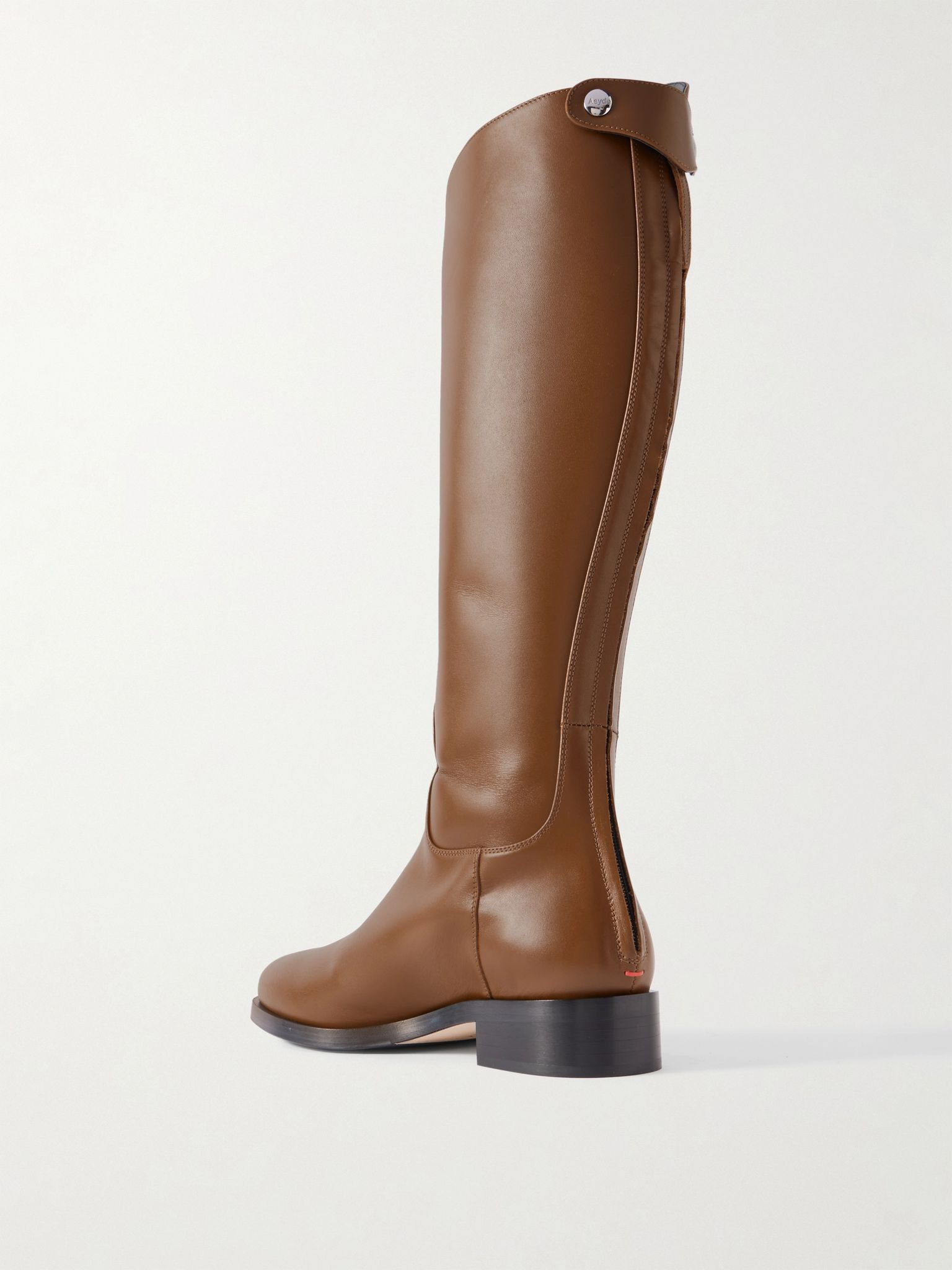 Hector leather knee boots Camel - 3