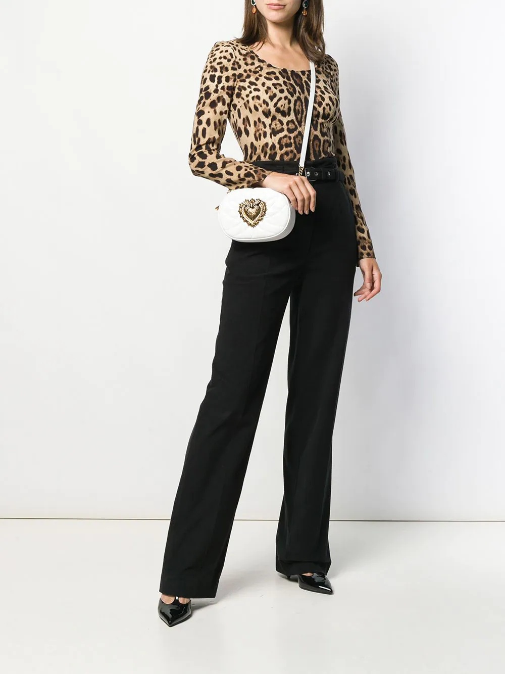 leopard print blouse - 2