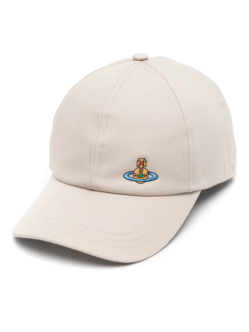 Cotton Orb-embroidery Baseball Cap - 1