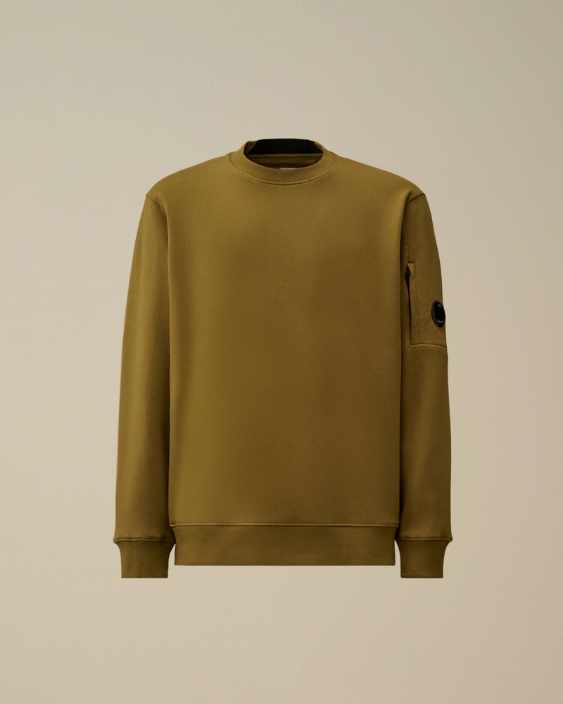 Diagonal Raised Fleece Crewneck Lens Sweatshirt 1