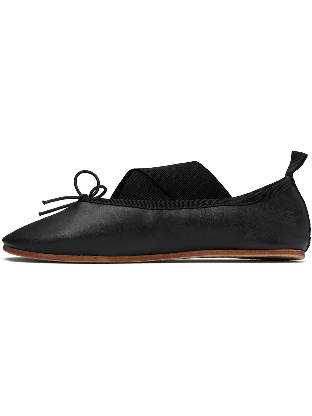 Black Gianna Ballerina Flats - 3