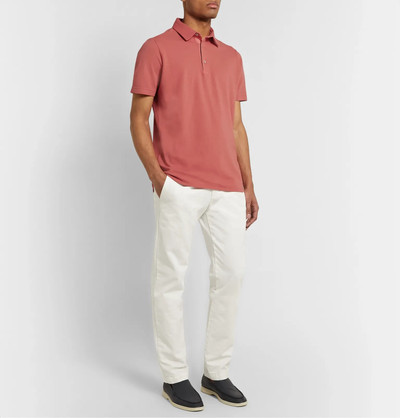 Loro Piana Cotton-Piqué Polo Shirt outlook