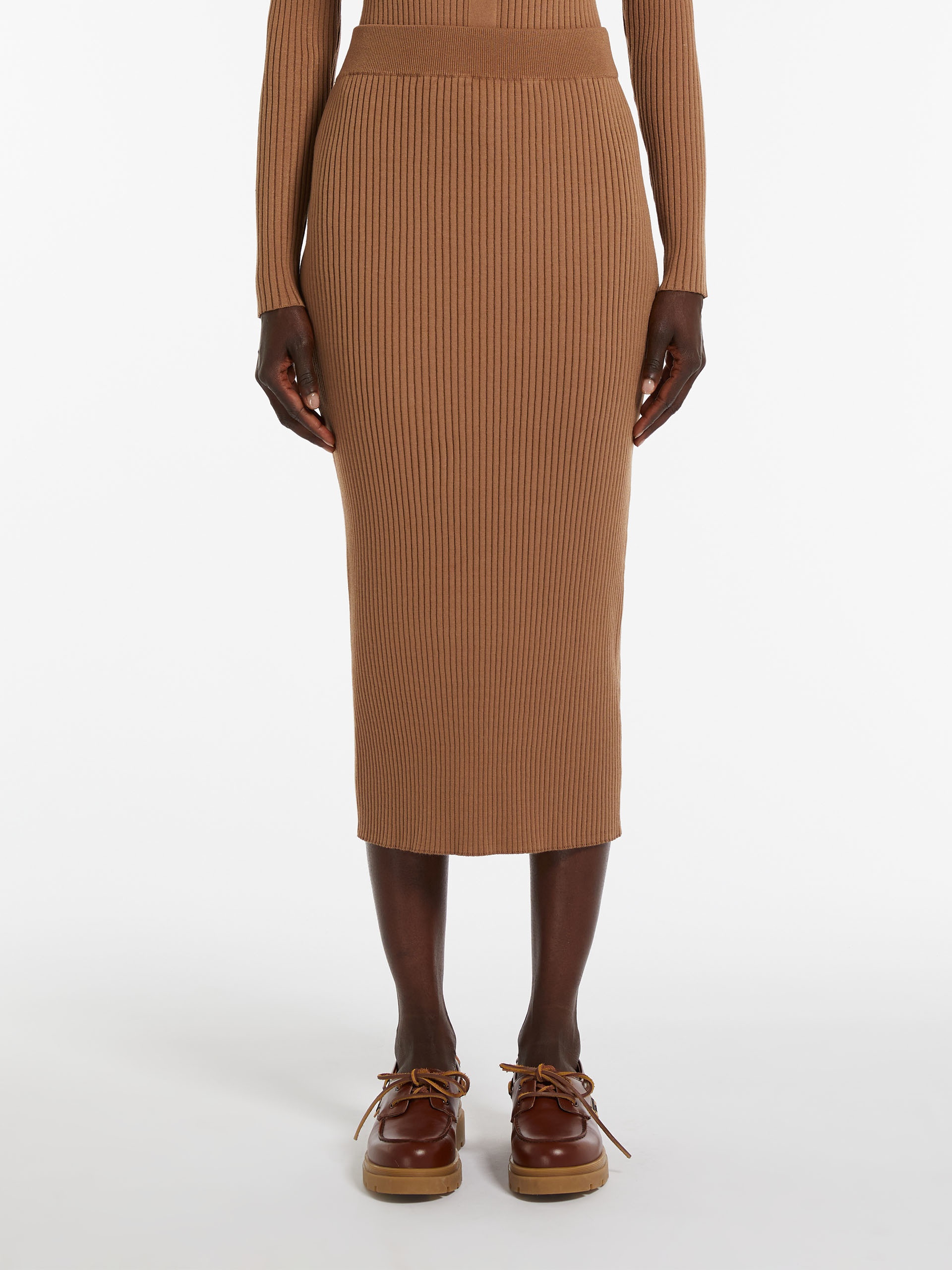 CALOTTA Rib-knit skirt - 3