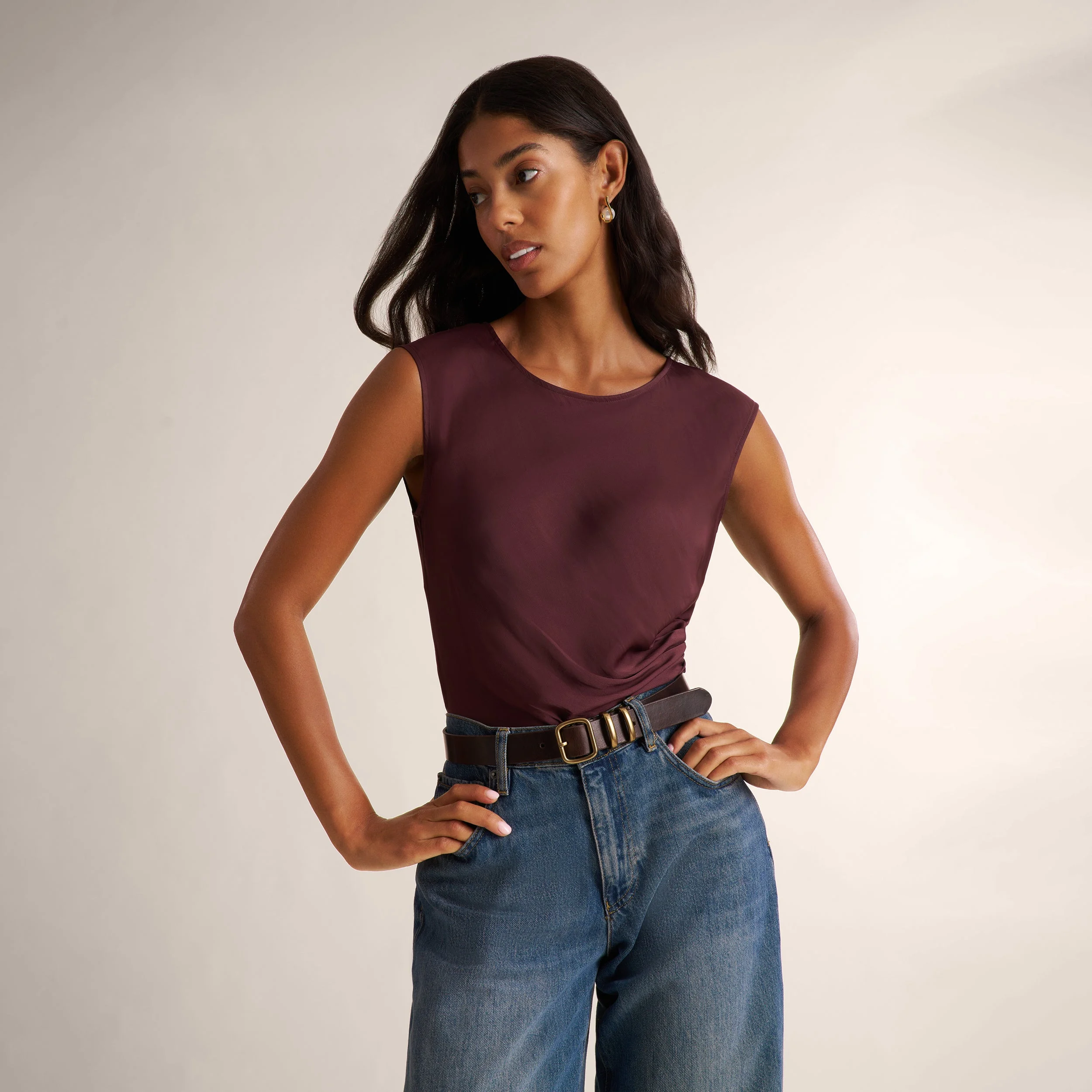 Brooke Definition Top - Eco Drape - 1
