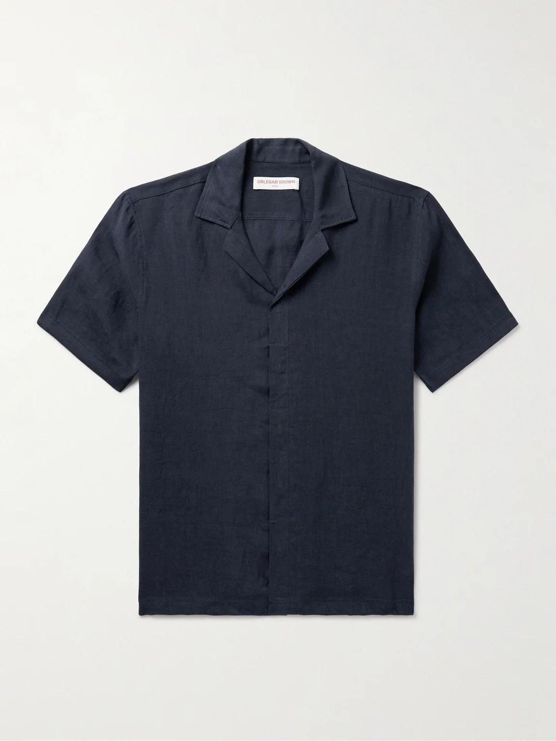 Maitan Camp-Collar Linen Shirt - 1