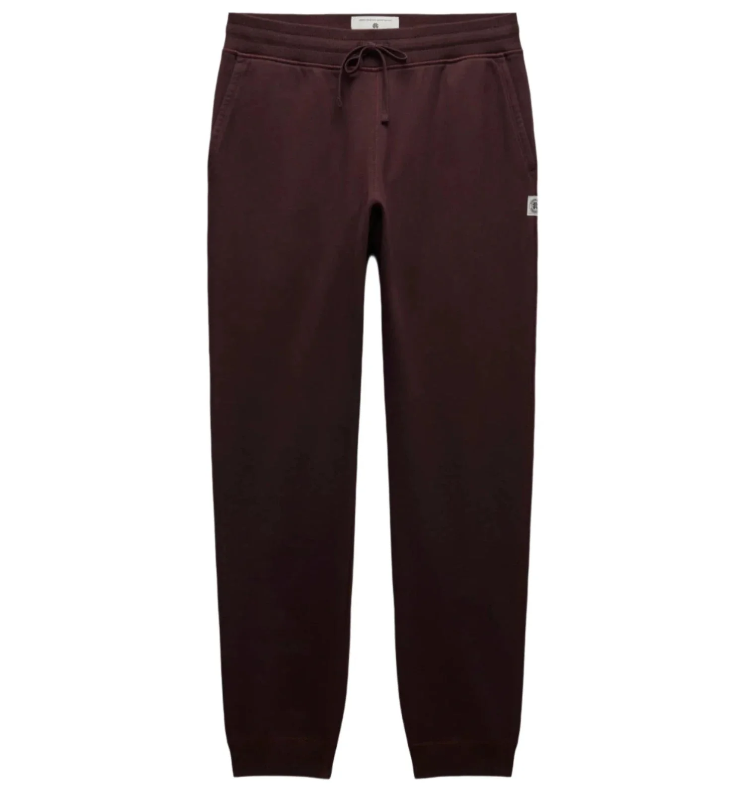 Midweight Terry Slim Sweatpant Oxblood - 1