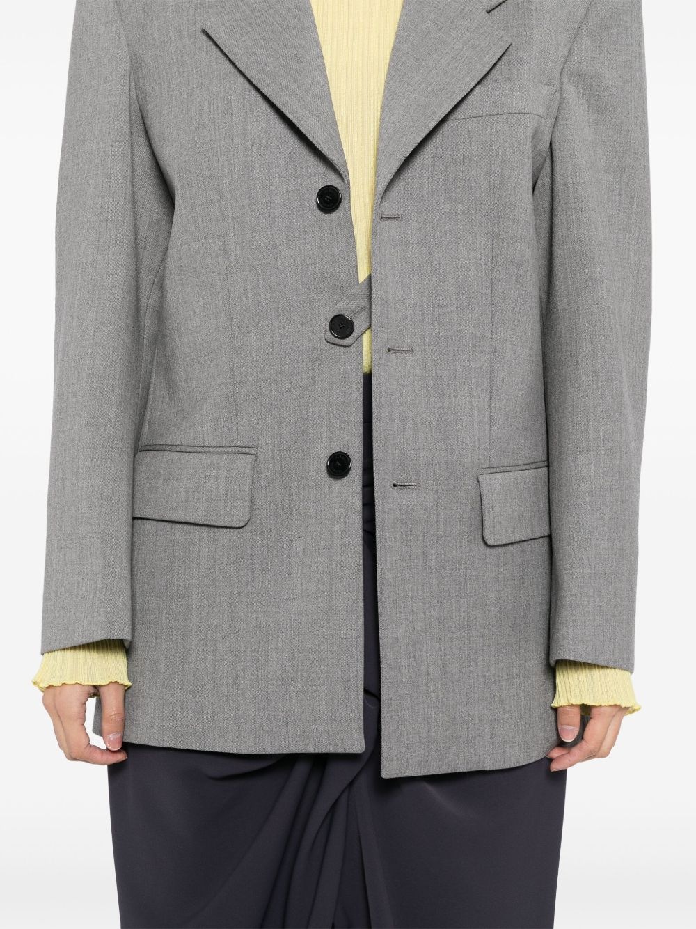 single-breasted blazer - 5