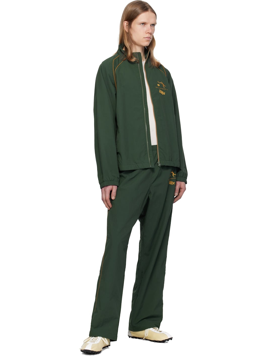Green Garden Track Pants - 4